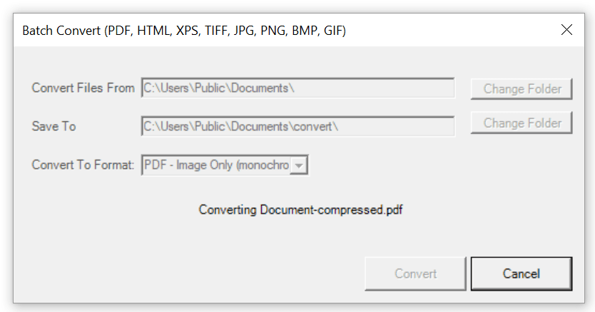 Win2PDF Desktop - Batch Converting